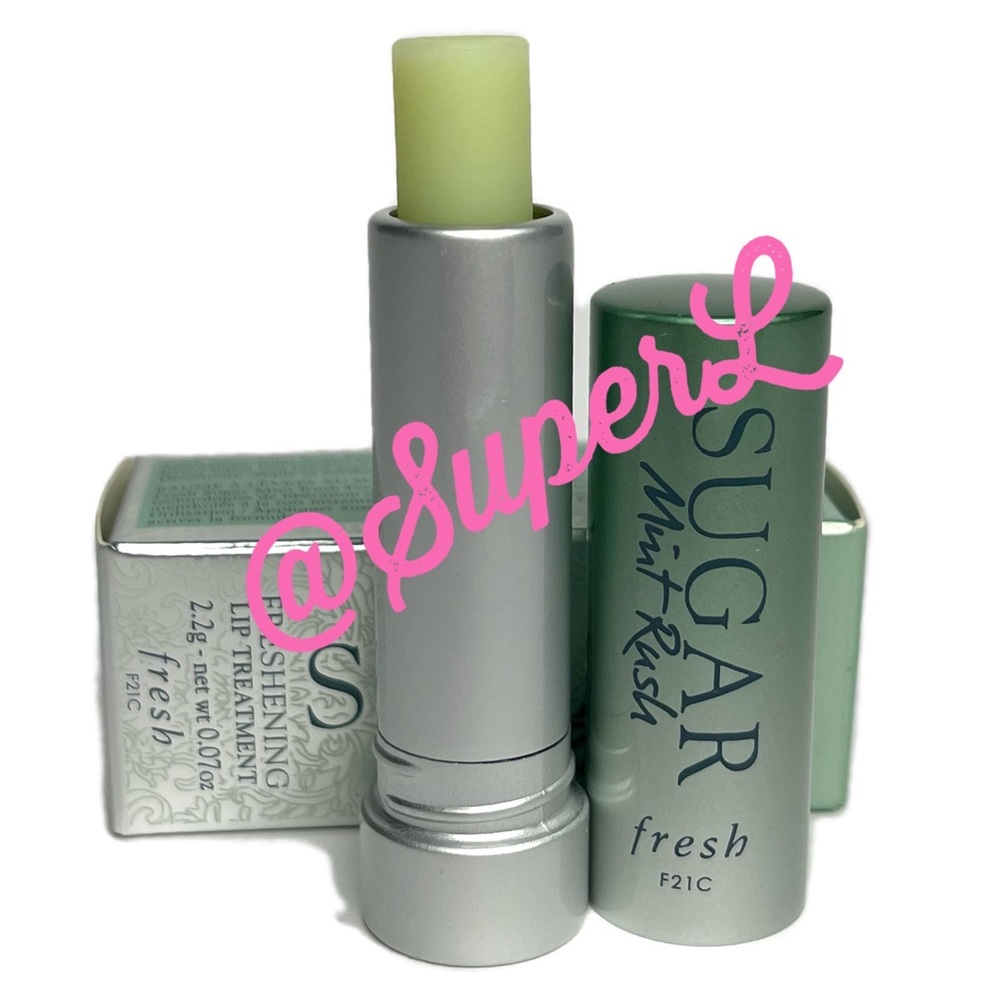 2/$20 NEW Fresh Sugar Mint Rush Freshening Lip Balm Lipstick Lipgloss Primer
